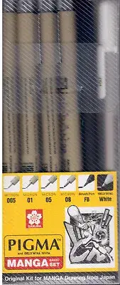 Sakura Pigma Micron 8-Colour Set Nib Size 05 NEW Made in Japan