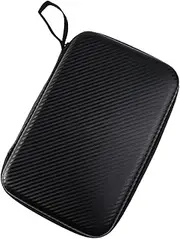 Table Tennis Paddle Case - Waterproof Table Tennis Racket Box - Protective Reusable Sports Organizer Holds 2 Paddles 6 Ball for Daily Training Game Travel Sports