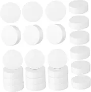 DOITOOL Round Foam Discs Craft Kit 24 Pieces High-Density Foam Cylinders for Cake Decoration Crafts and Decorative Models