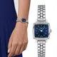 TISSOT 天梭 官方授權 LOVELY SQUARE 動人心弦雙針女錶-T0581091104101