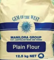 12.5KG PLAIN FLOUR - FREE POST (MELBOURNE ONLY)