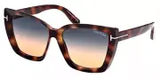 Authentic TOM FORD Sven Sunglasses FT0920-53P Havana w/ Teal Lens 57mm*NEW*
