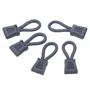Zipper Pulls Replacement 20pcs Extension Cord Handle Fix Tag Extender Grey