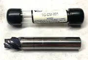 VOLSARD .361" Solid Carbide End Mill - 5FL, .5" Shank, 3" OAL - TC-EM-001 - NEW