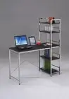 47 Black and Silver Computer Desk