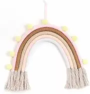 Handmade Rainbow Decorations Bohemian Rainbow Tassel Ball Room Wall Hanging Decorations Girl Room Decorations (Color : E)