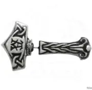ALCHEMY GOTHIC - THUNDERSTICK FAUX STRETCHER SINGLE EARRING - GOTH PUNK ROCK