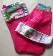 Peppa Pig Christmas Stocking and Santa Hat Set of 2 Christmas Set