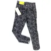 Girls Leggings Size 10/12 Large High-Rise Capri Black Activewear NWT