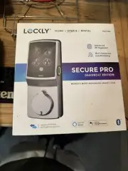 Brand New Sealed Lockly Secure Pro Deadbolt Edition Satin Nickel Smart Lock