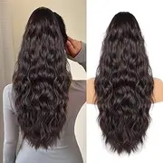 AliLeader Drawstring Ponytail for Women, 26 Inch Long Wavy Synthetic Hair Extension, Clip-in Bohemian Style Ponytail Extension