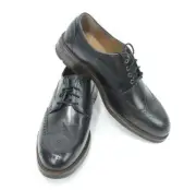 Johnston Murphy Fullerton WIngtip Calfskin Mens Shoes 9.5 M Black MSRP 175.00