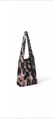 Diane Von Furstenberg Cracked Glass / Leopard Reversible Bag DVF for Target
