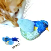 Interactive Cat Toy With Simulated Chirping Bird Artificial Bird For Indoor Cats