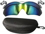 [Generic] Clip On Hat Sunglasses - Versatile UV Protection Sunglasses Visor Sunglasses - Creative Cycling Sunglasses Outdoor Polarized Sunglasses for Beach Vacations