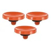 Camera Shutter Button 3pcs Shutter Release Button Concave, Orange