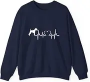 [VidiAmazing] Wire Fox Terrier Dog Heartbeat (1) ds060 T-Shirt