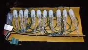Vintage Silvestri Icicle Christmas Lights Clear New Old Stock 4 Boxes of 10 #09