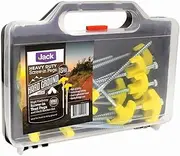 Jack Heavy Duty Screw-in Tent Peg and Drill Socket 15-Pieces Set
