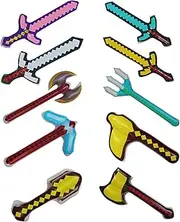 Inflatable Toys Inflatable Weapons Large Size Blow Up Sword Axe Pixel Party Favor(13 Objects per Box)