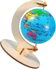 Wooden Earth Globe for Educational Craft Kit Enhancing Geography Skills Creative Learning Tool for Home and Classroom Decoration Fun Planet Model