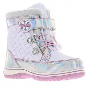 Totes Little & Big Girls Galactica Waterproof Flat Heel Winter Boots 1M