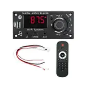 2*50W DIY Digital Amplifier Bluetooth 5.0 MP3 Decoder Board Car MP3 Music Player USB FM Radio TF Card Mic Aux Recording Module