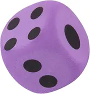 ifundom 4 Pack 3.8cm Eva Foam Dice Toys for Boys and Girls Safe Digital Game Dice for Playing Learning