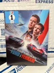 NEW FORD VS FERRARI 4K UHD LENTICULAR SLIP STEELBOOK! HDZETA! OOP/OOS SEALED