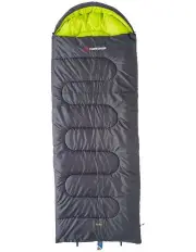 [CARIBEE] Glacial Bay Jumbo Sleeping Bag 0C For Camping/Hiking Charcoal 230cm Grey