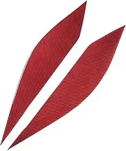 Compatible for Corvette -C7 2014-2019 Soft Carbon Fiber Car Styling Headlight Decorative Sticker Car Modification Accessories(Style B)