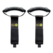 Storage Strap Heavy-Duty Hoop and Loop Extension Cord Carrying Handle Black