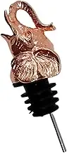 BESTOYARD Elephant Head Shape Wine Pourer and Stopper Alloy Bottle Stopper for Home Parties Creative Wine Bottle Caps Rose Gold Finish and Lightweight Wine Accessory