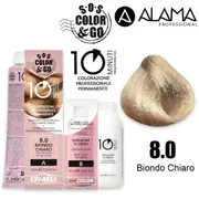 [Alama] SOS color & go 10 minutes 8.0 coloring 10min duo set 90 + 90 ml kit