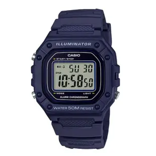 【CASIO 卡西歐】方形數位電子錶(W-218H)