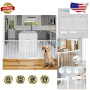 Adjustable Safety Gate for Pets & Kids - Extra Tall 30” with Double Lock Feature