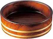 [A] D.X 7.5 Inch Shake Barrel Rosewood Belt [22.8 φ x 7.9 cm] | Sushi Restaurant