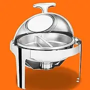 Food Warmer Electric Buffet Server Buffet Food Heater - Stainless Steel Buffet Hot Plate, Buffet Server, Heating Tray for Parties, Holidays and Entertainment, Catering Warm Ser