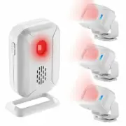 Wireless Infrared Motion Sensor Home Store Welcome Door Bell Alarm Burglar Kit
