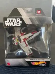 Hot Wheels - Star Wars: Starships Select-Republic Gunship #12 NIB