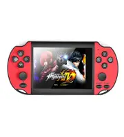 Large Screen Handheld Game Console With Dual Joysticks 3.5 Inch Hd Red Video Game Consoles