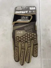 Mechanix Wear M-Pact Gloves Brown Touchscreen Capable Thermoplastic Rubber (TPR)