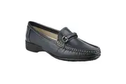 Cotswold Barrington Ladies Loafer Slip On Shoes (Navy) - UTFS2876