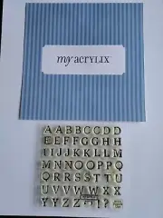 CTMH My Acrylix STORYTIME CAPS (55) Stamps B1070 - New/Retired