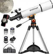 Professional 80mm Refractor Telescope Bundle - High Transmission,White -Telescopio Profesional para Ver Planetas - Telescopes for Adults Astronomy - Refractor Telescope - Astronomy for Kids