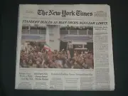 2020 JANUARY 6 NEW YORK TIMES - STANDOFF BUILDS AS IRAN DROPS NUCLEAR LIMITS