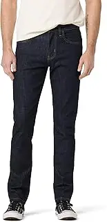 [Hudson] Jeans Men's Blake Slim Straight Jean, Indigo Rinse Contrast, 38W x 32L