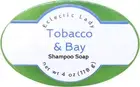 Tobacco and Bay Shampoo Soap Bar By Eclectic Lady, 4 oz Bar
