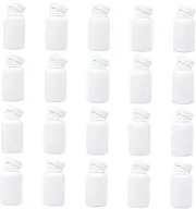 Beavorty 100ml Pill Holder Medicine Bottle Pill Box for Home Odorless Healthy Portable Spiral Switch Design