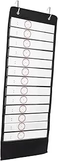 TEMPNAP Pocket Chart for Back to School Teacher Scheduling Tool Visual Aid for Daily Routines Versatile Organizer for Classrooms and Homes Friendly Design